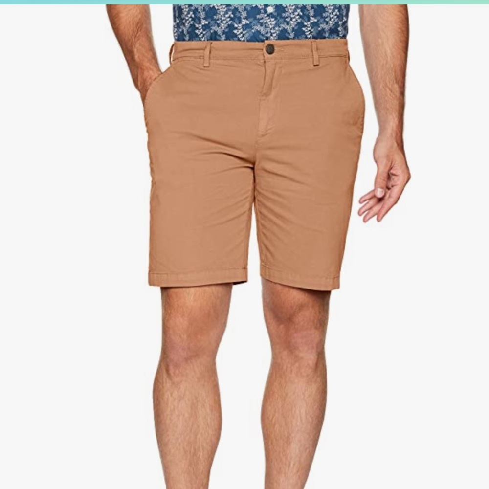 NWT Goodthreads Slim-Fit 9" Flat-Front Comfort Stretch Chino Short